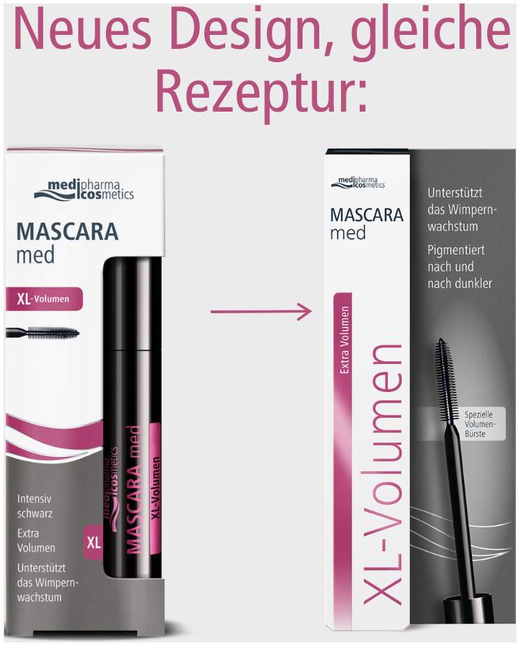 medipharma cosmetics Mascara Med XL-Volumen 6 ml