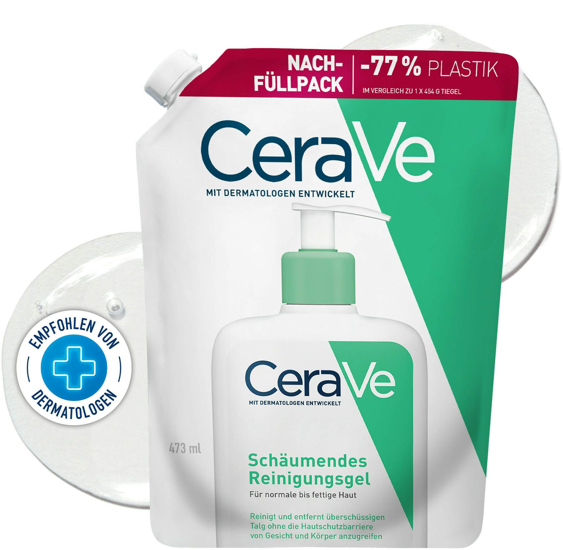 Cerave schäumendes Reinigungsgel Nachfüllpack 473 ml