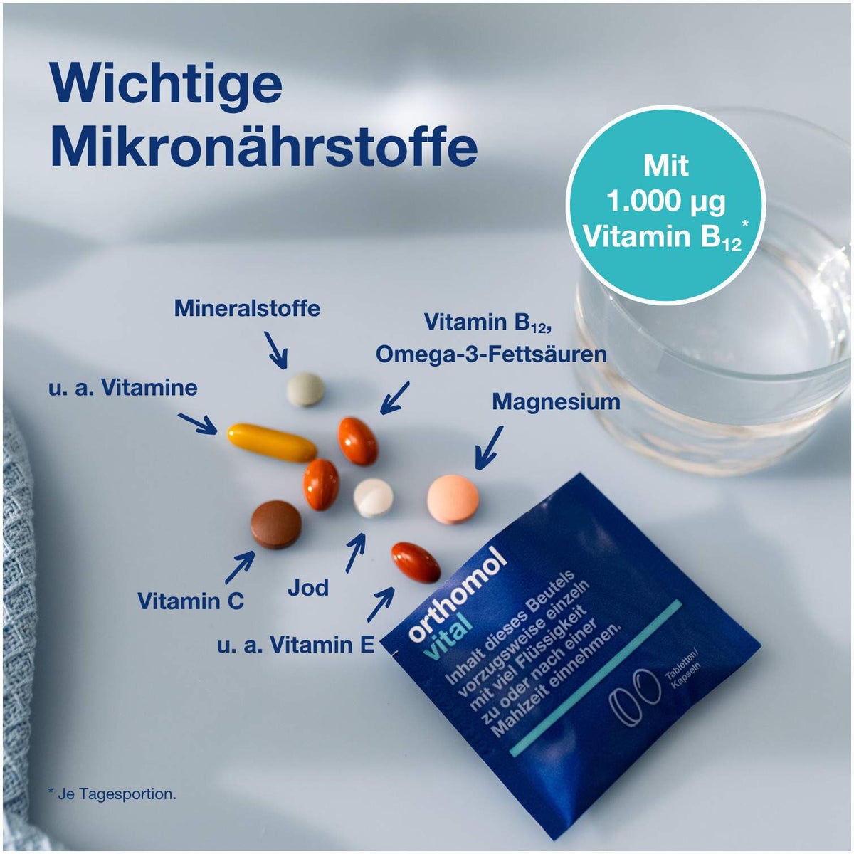 Orthomol Vital Tabletten-Kapseln 30 Tagesportionen 1 Kombipackung