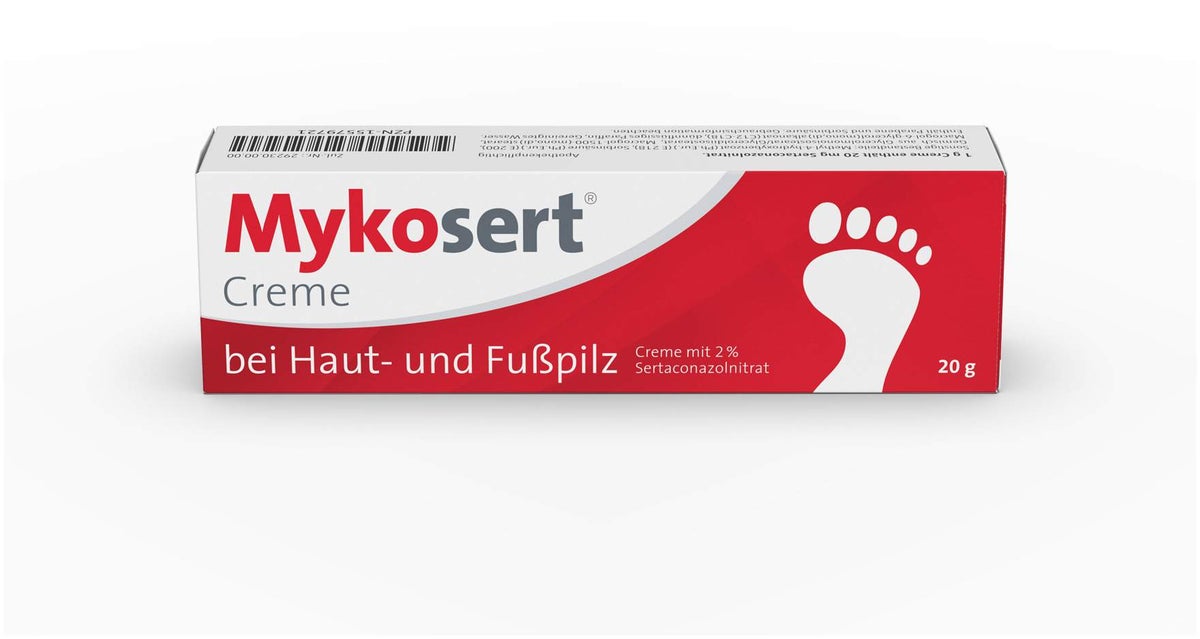 Mykosert Creme bei Haut- und Fußpilz