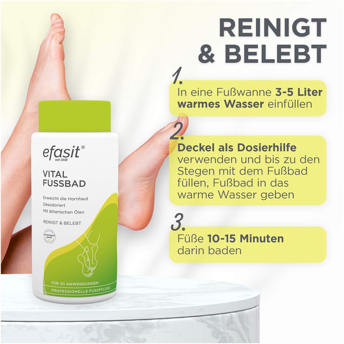 Efasit Vital Fußbad 400 G