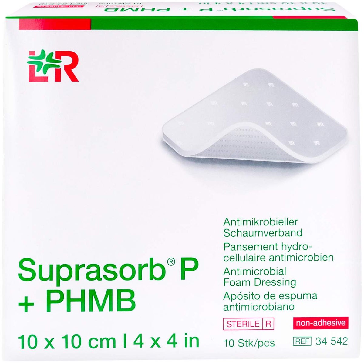 Suprasorb P+phmb Schaumverband 10x10 cm