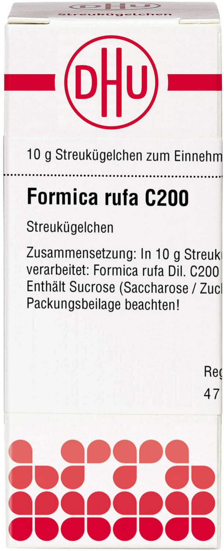 Dhu Formica Rufa C200 Globuli 10 G