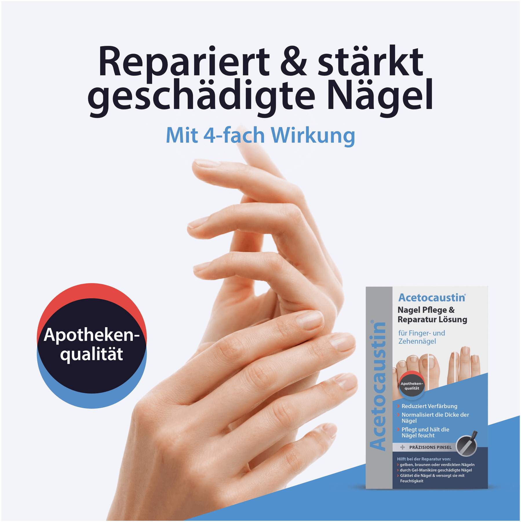 Acetocaustin Nagelpflege & Reparatur Lösung 9 ml