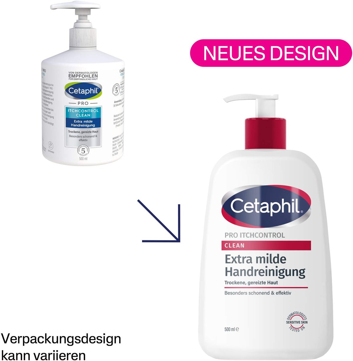 Cetaphil Pro Itch Control Clean Extra Milde Handreinigung 500 ml