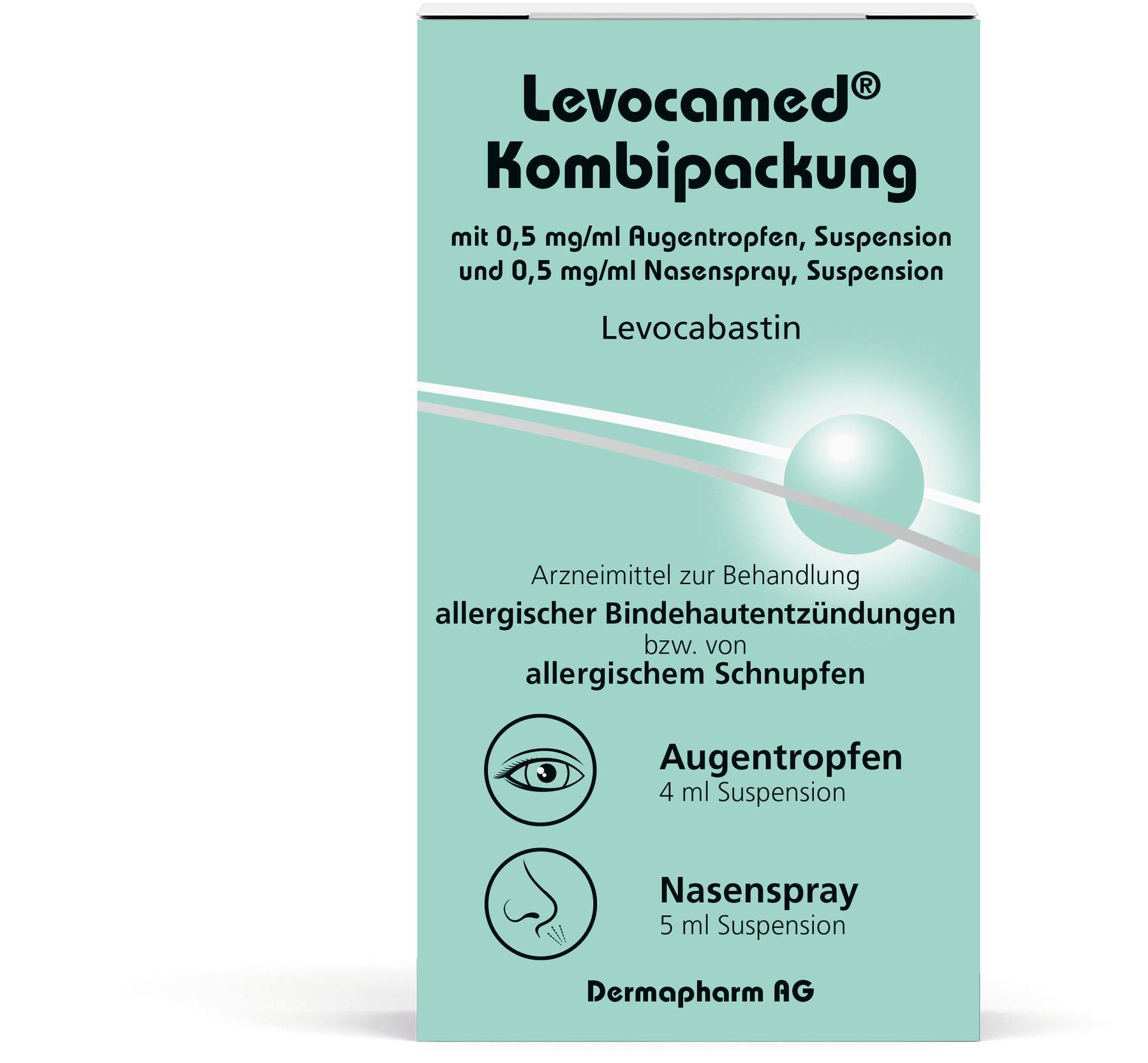 Levocamed Augentropfen 4 ml + Nasenspray 5 ml