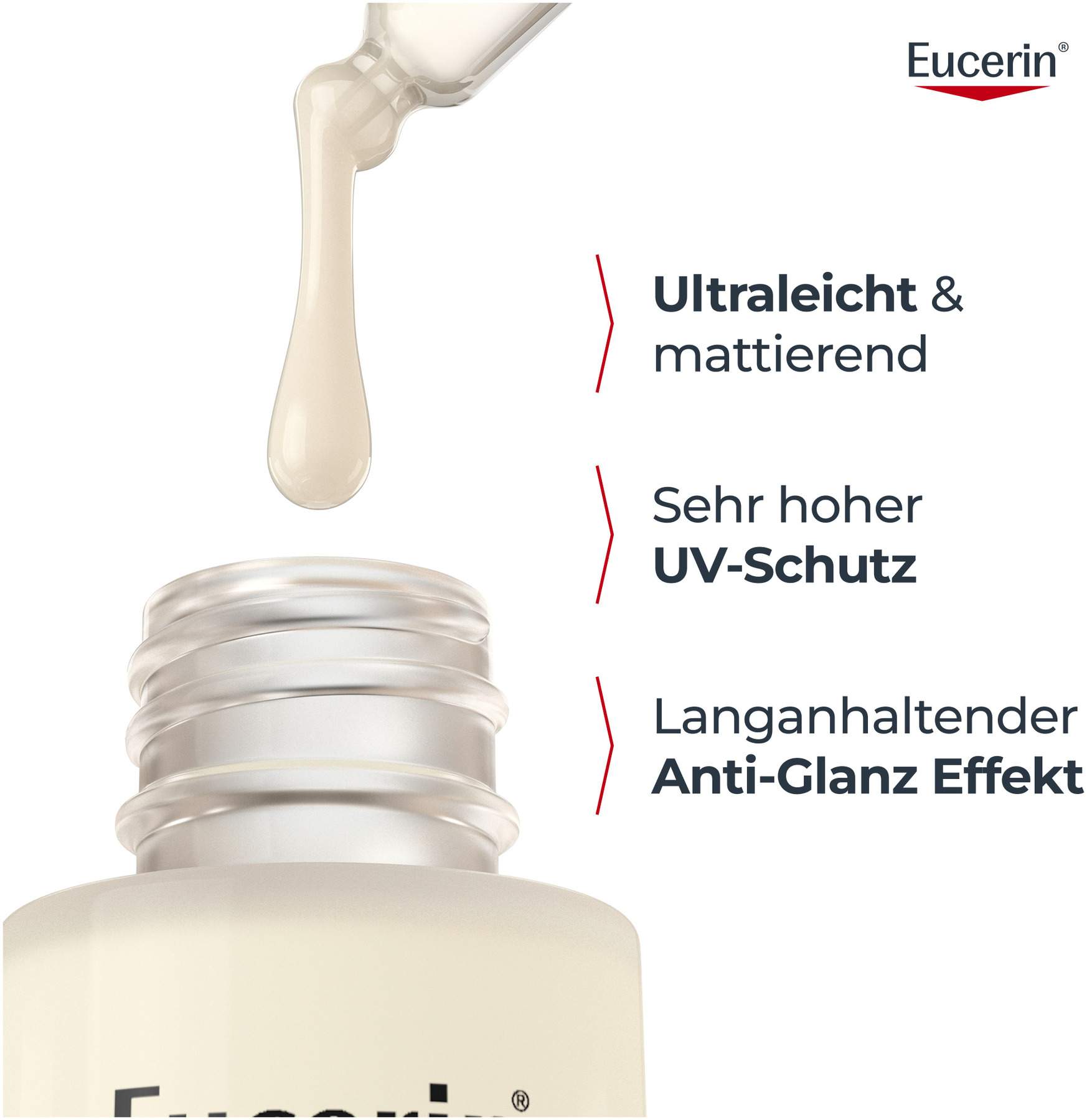 Eucerin Sun Oil Control Face Tägliches UV-Serum LSF 50+ 30 ml