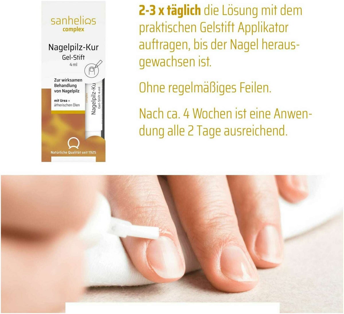 Sanhelios Nagelpilz-Kur Gel-Stift 4 ml
