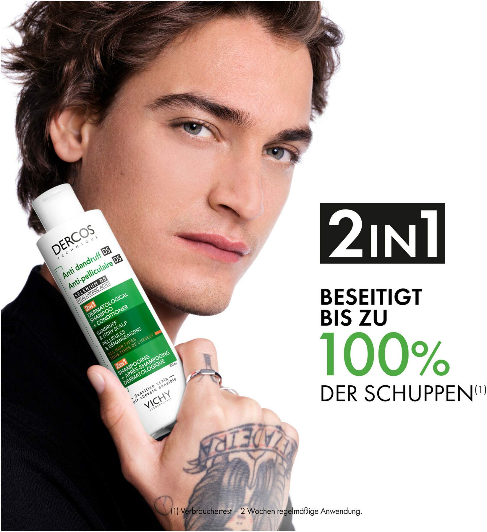 Vichy Dercos Anti-Schuppen 2in1 Shampoo + Conditioner 390 ml