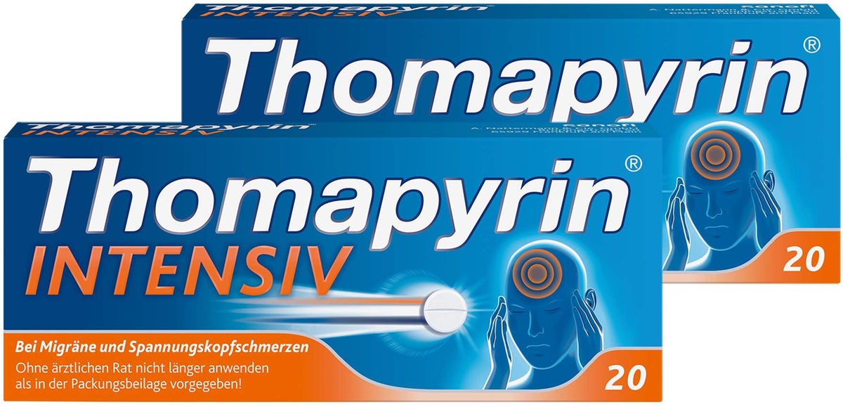 Thomapyrin Intensiv 2 x 20 Tabletten