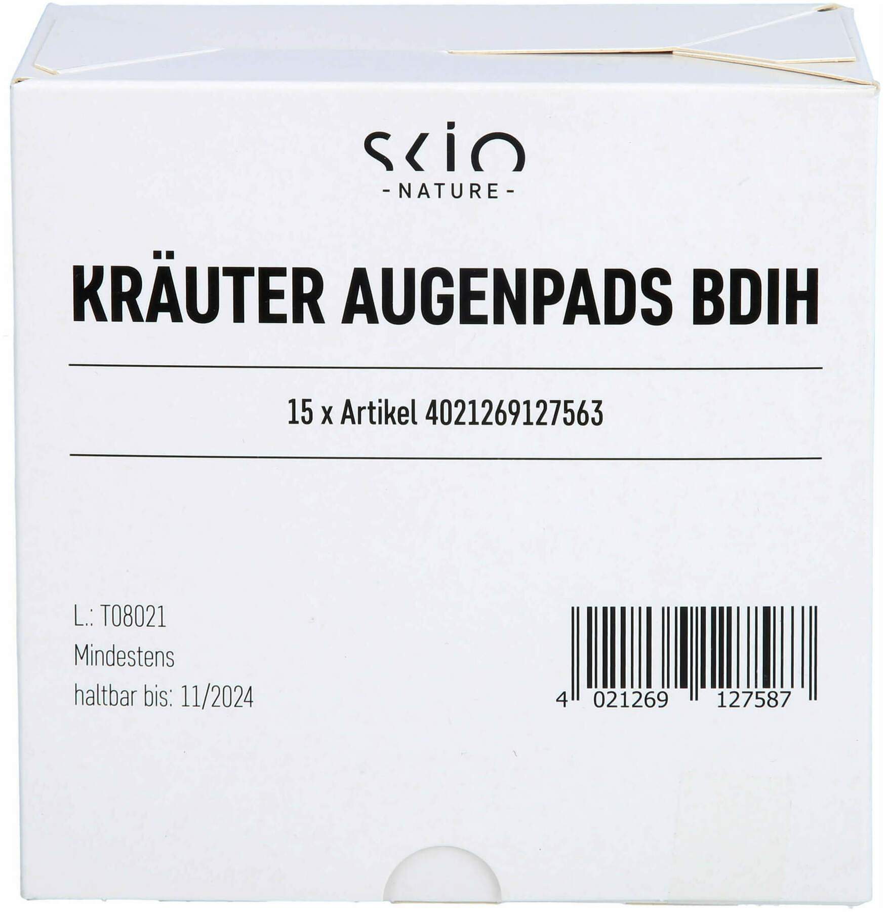 Kräuter Augenpads Bdih