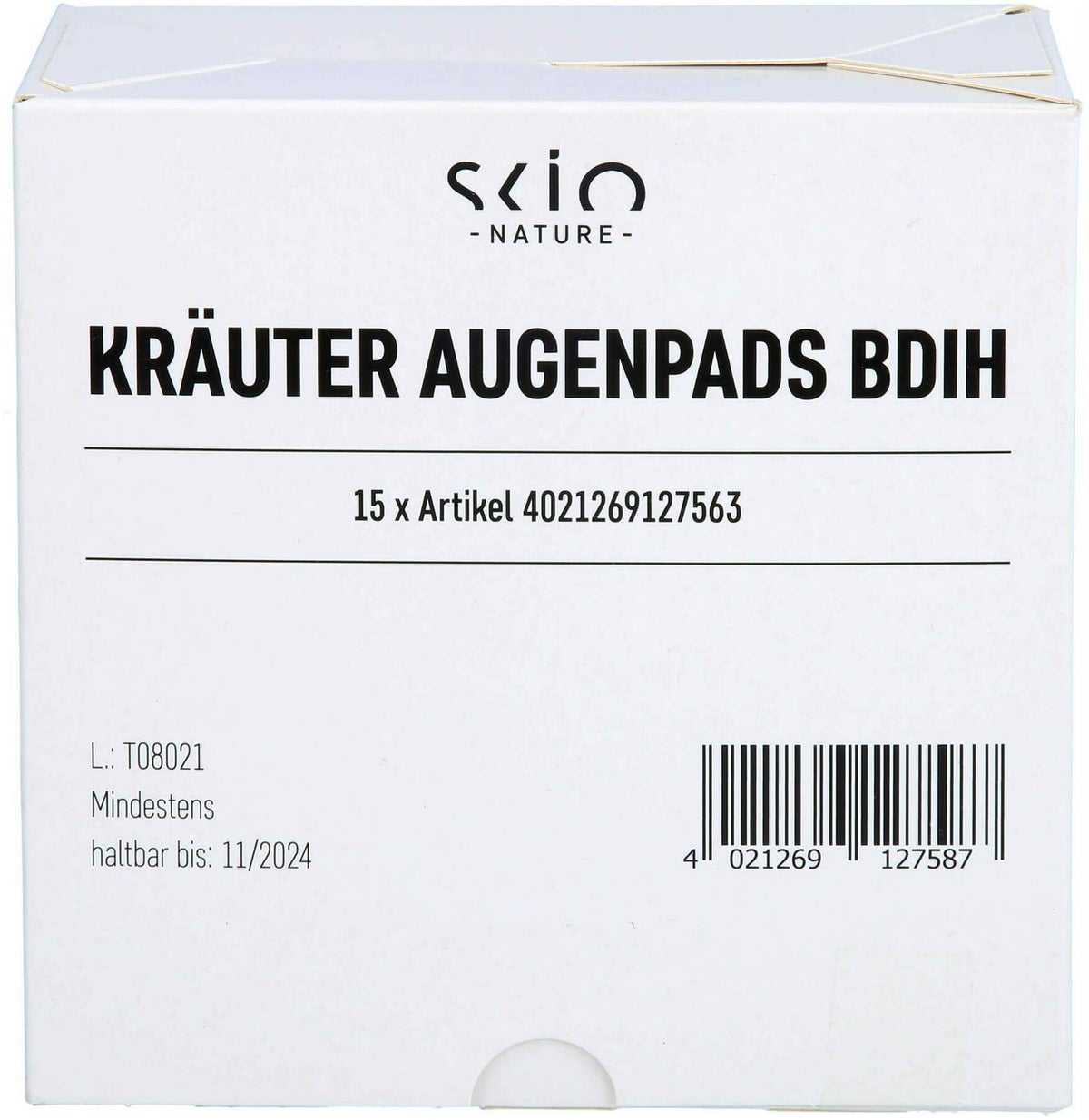 Kräuter Augenpads Bdih