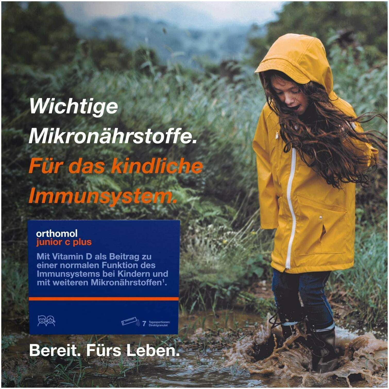 Orthomol Junior C Plus Granulat Himbeer-Limette 30 Stück