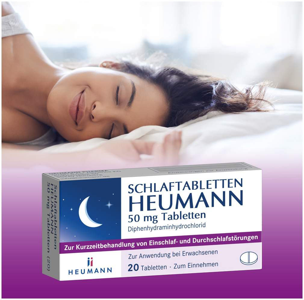 Schlaftabletten Heumann 50 mg 20 Tabletten