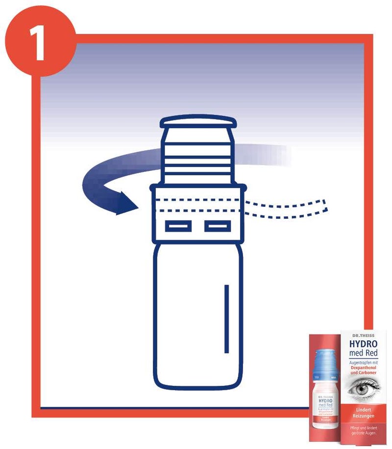 Dr.Theiss Hydro med Red Augentropfen 10 ml