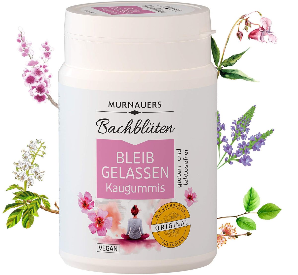 Bachblüten Murnauer 74 G Kaugummis Bleib Gelassen