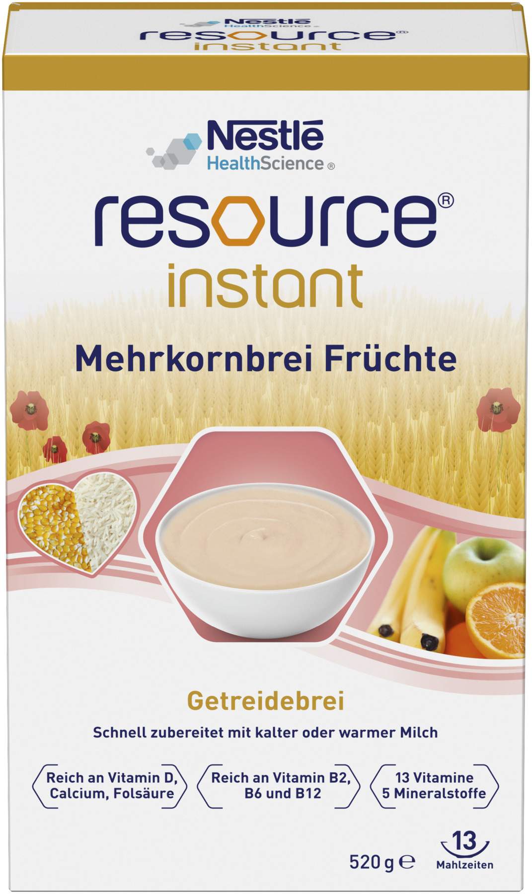 Resource Instant Mehrkornbrei Früchte 520 G