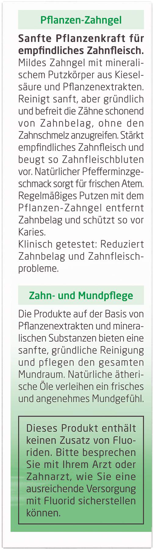 Weleda Pflanzen Zahngel 75 ml