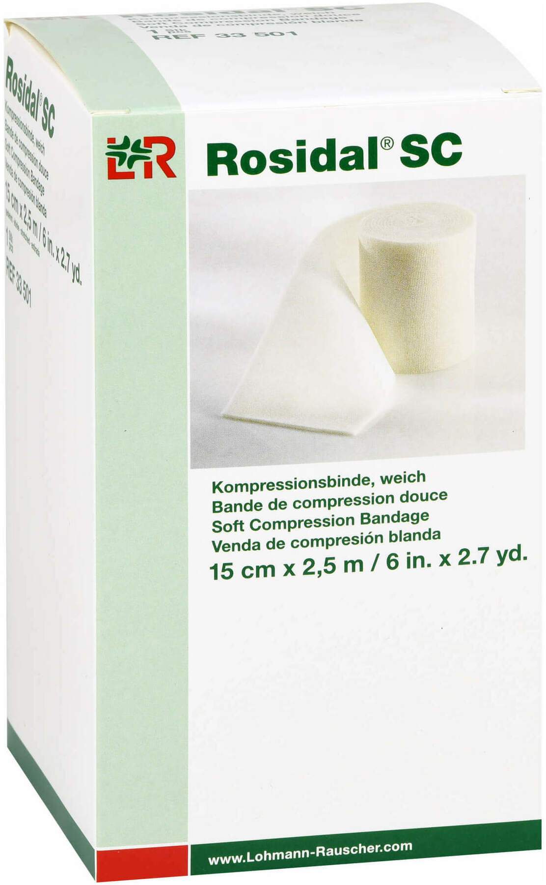 Rosidal Sc Kompressionsbinde Weich 15 Cmx2,5 M