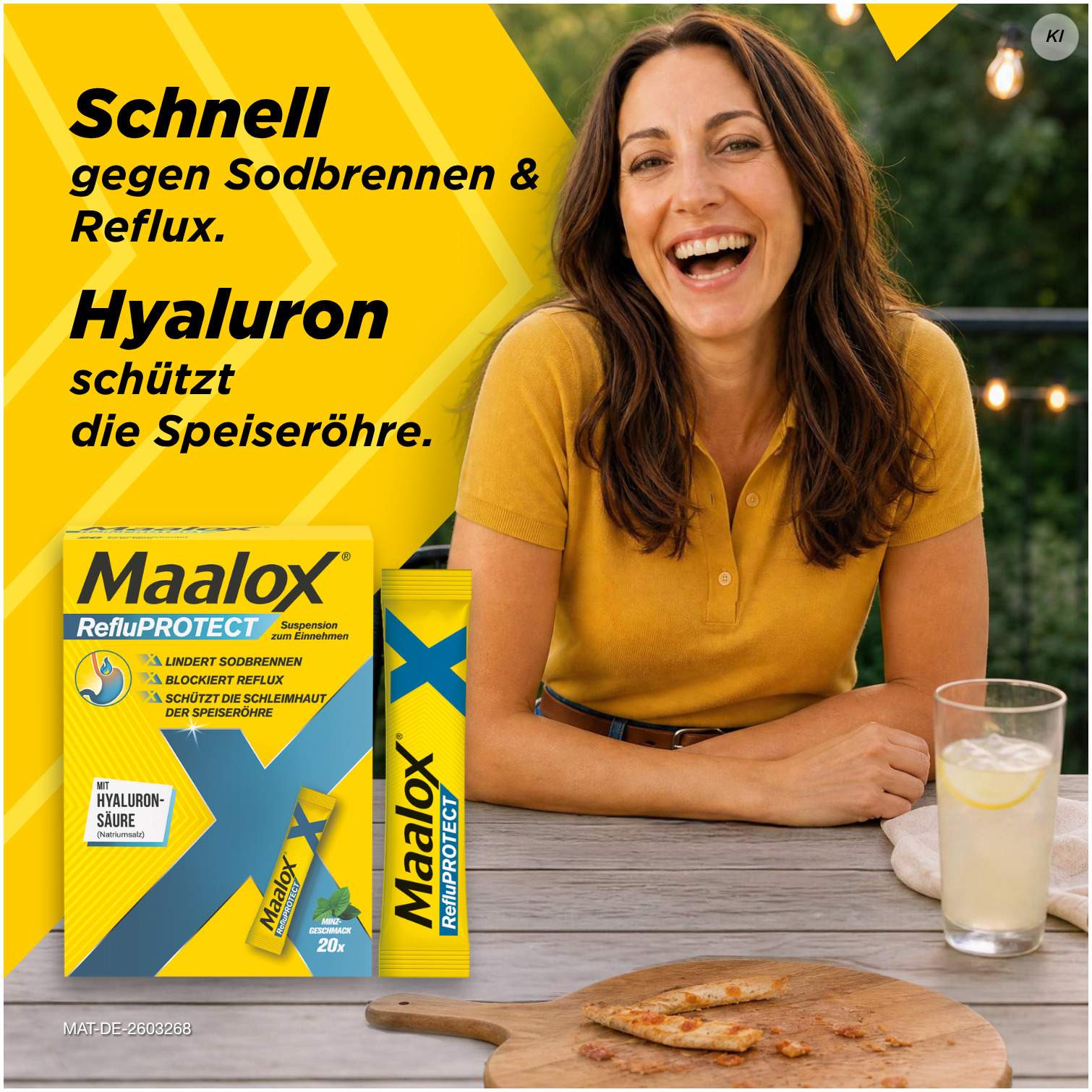 Maalox RefluProtect Suspension 20 x 10 ml