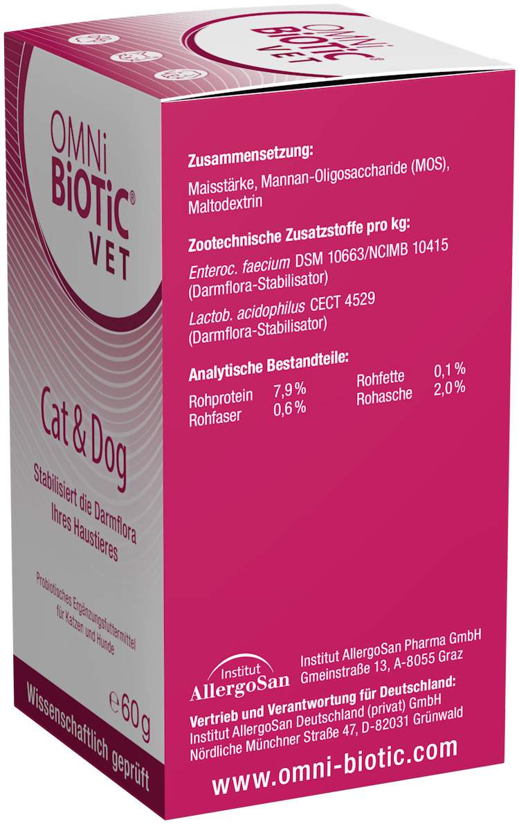 Omni Biotic Vet Cat & Dog 60 g Pulver