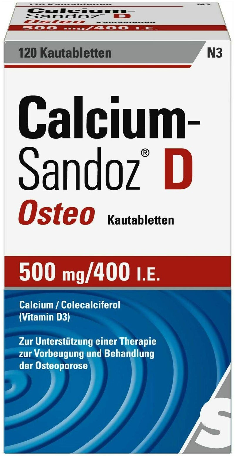 Calcium Sandoz D Osteo 120 Kautabletten
