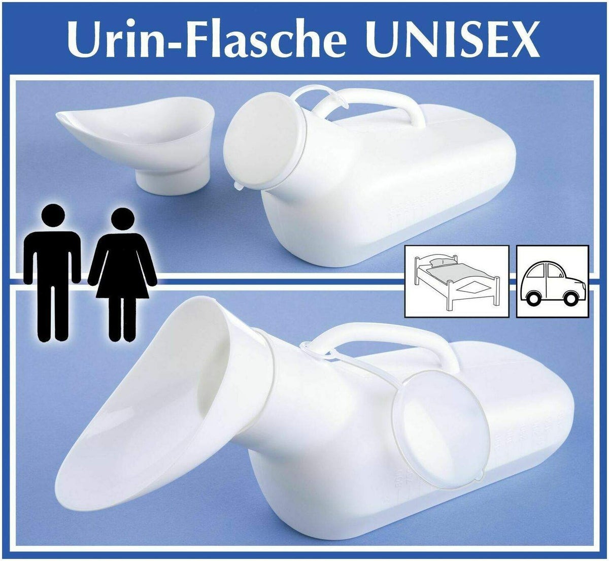 Urinflasche Combi für Sie und Ihn