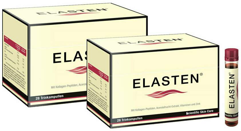 Doppelset Elasten Trinkampullen 2 x 28 Trinkampullen