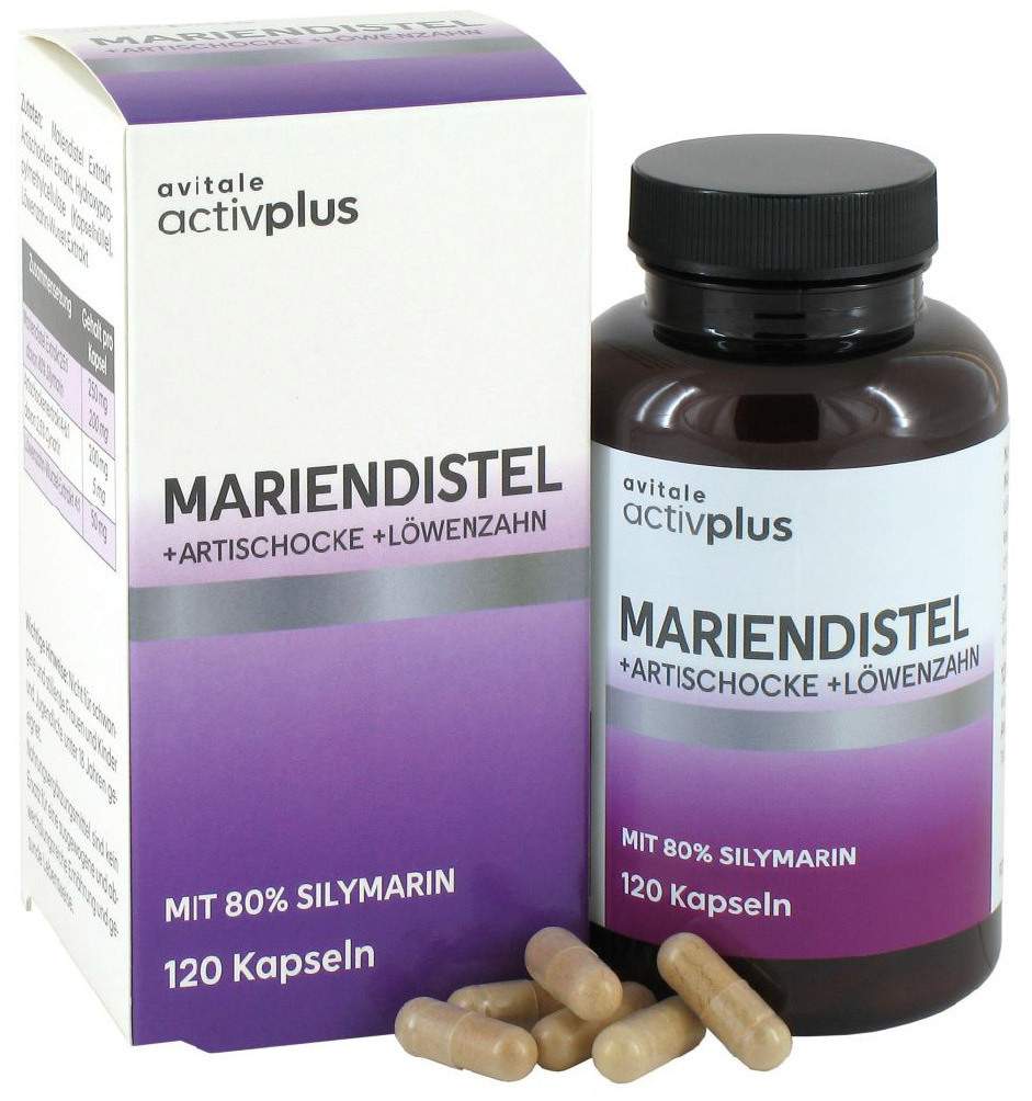 Activplus Mariendistel + Artischocke + Löwenzahn 120 Kapseln