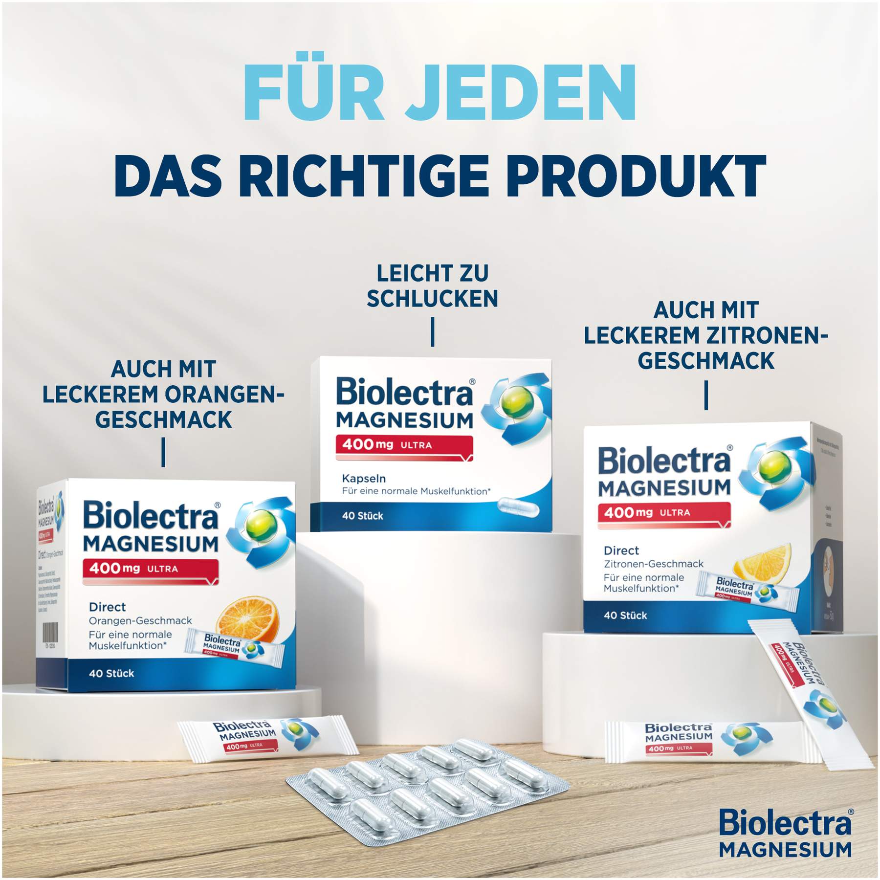 Biolectra Magnesium 400 mg Nerven & Muskeln Vital 60 Beutel