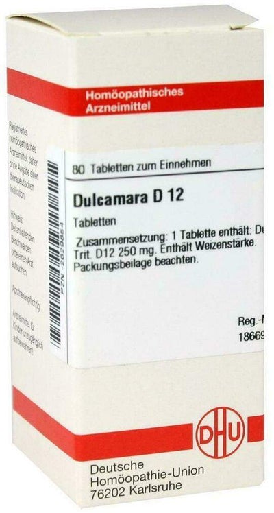Dhu Dulcamara D12 80 Tabletten