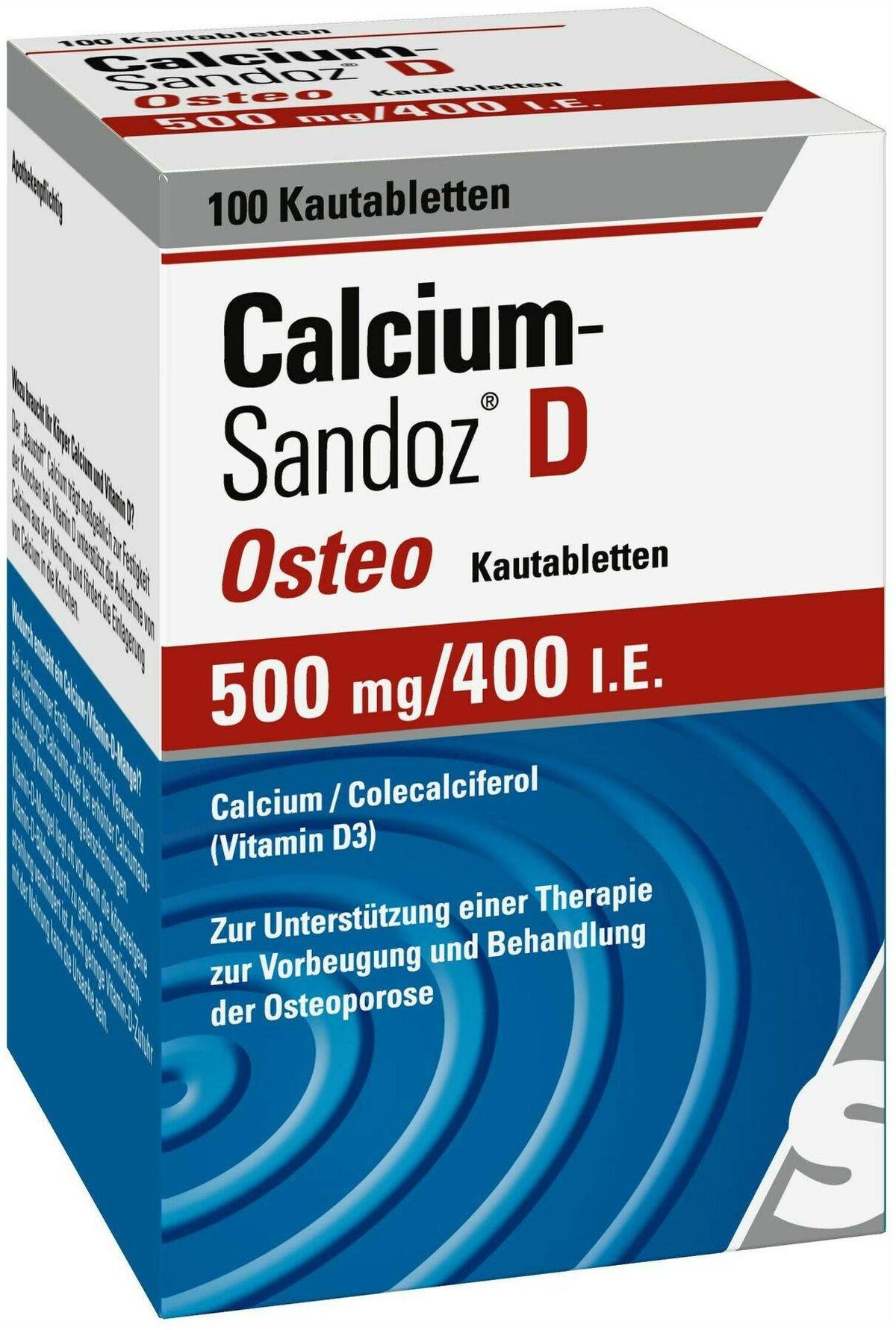 Calcium Sandoz D Osteo 100 Kautabletten