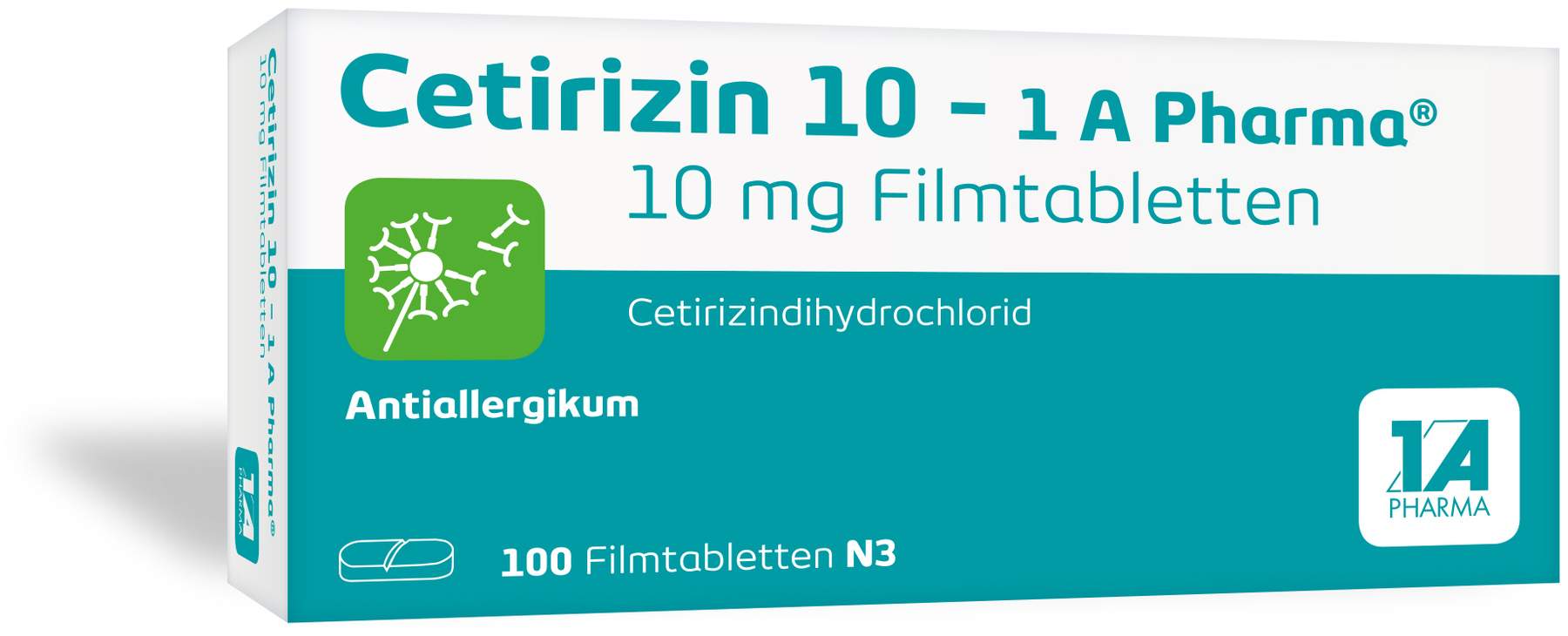 Cetirizin 10mg 1a Pharma 100 Filmtabletten