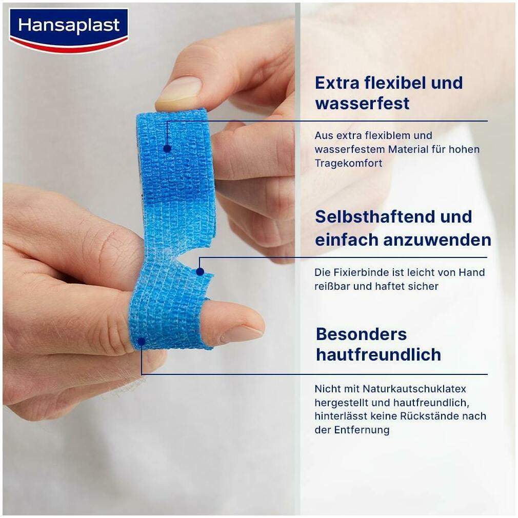 Hansaplast Selbsthaftender Fingerverband blau