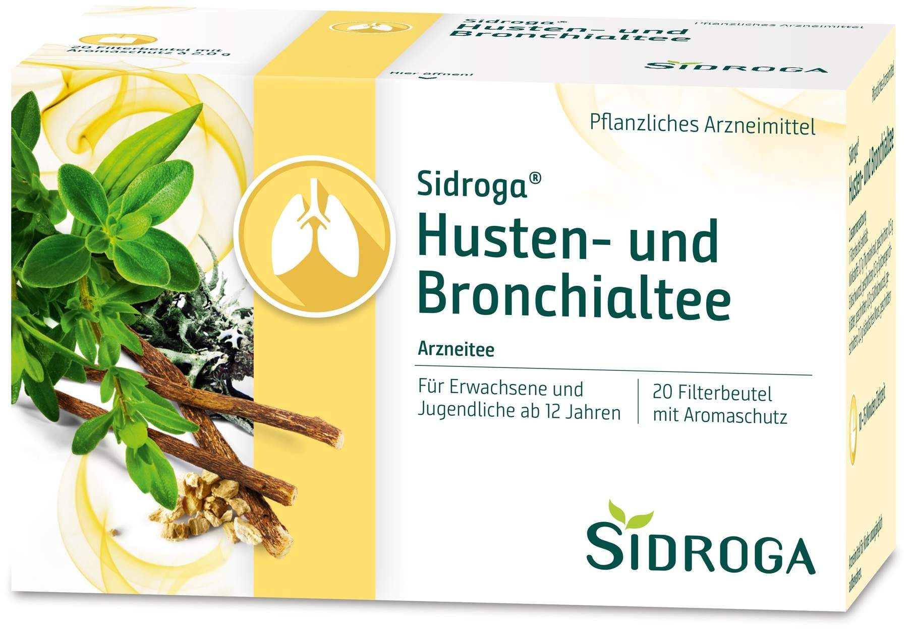 Sidroga Husten und Bronchialtee 20 Beutel