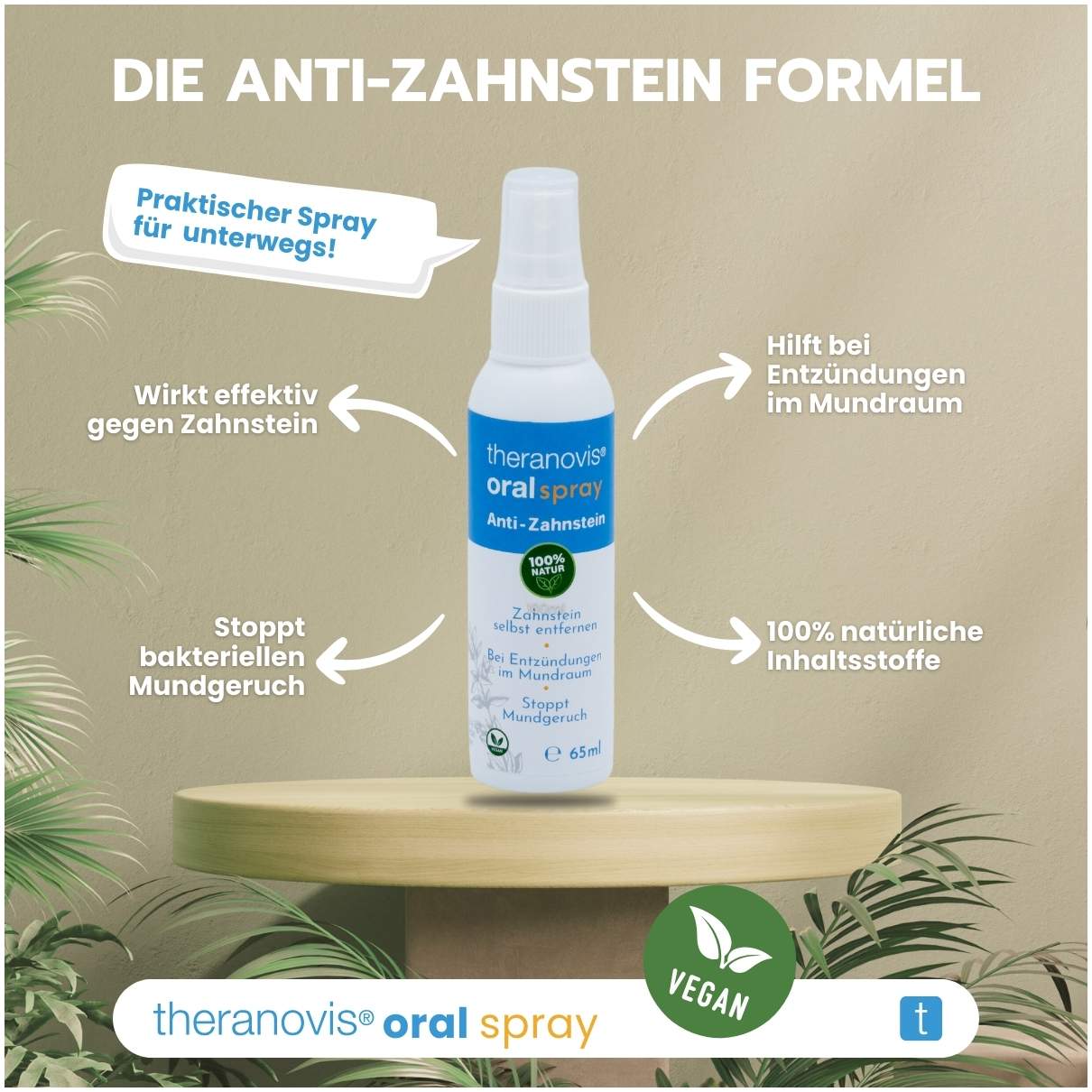 Theranovis Zahnstein Spray 65 ml