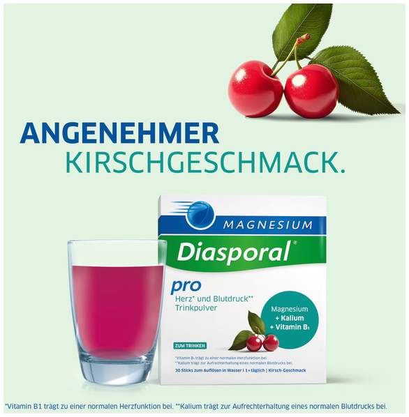 Magnesium Diasporal Pro Herz und Blutdruck 30 Beutel