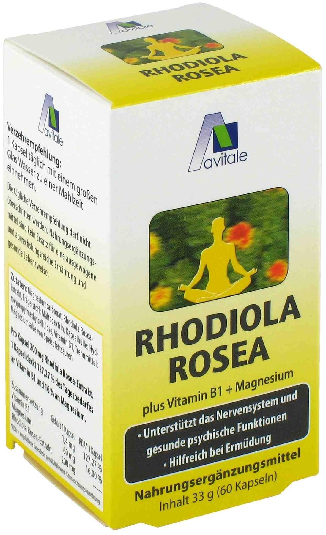 Rhodiola Rosea Kapseln 200 mg