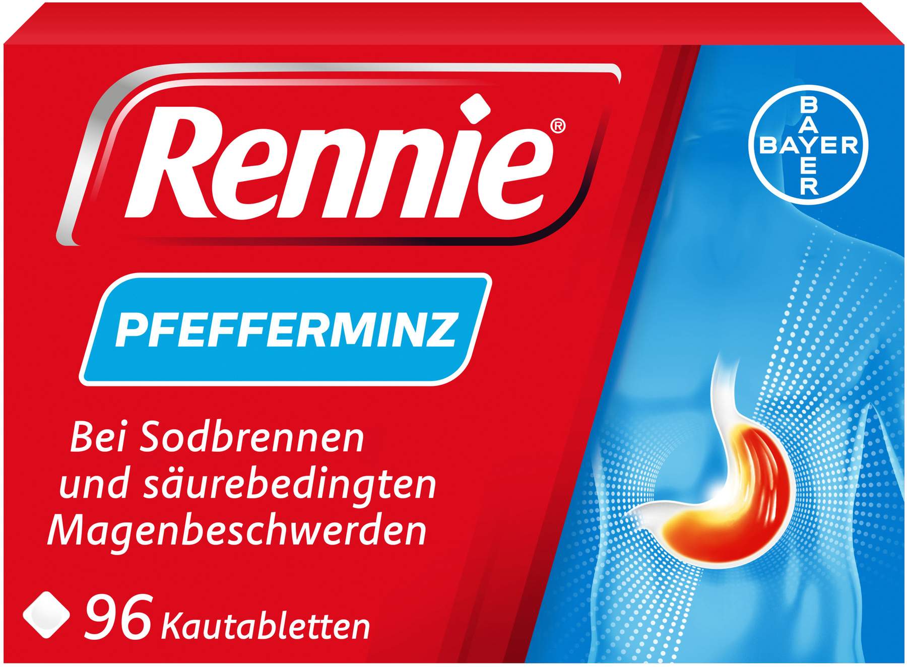 Rennie Pfefferminz 96 Kautabletten