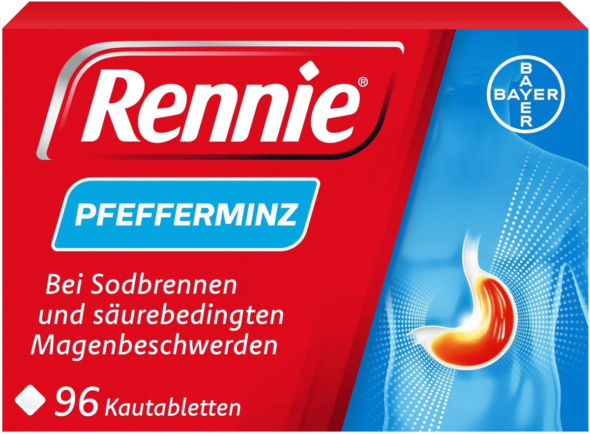 Rennie Pfefferminz 96 Kautabletten