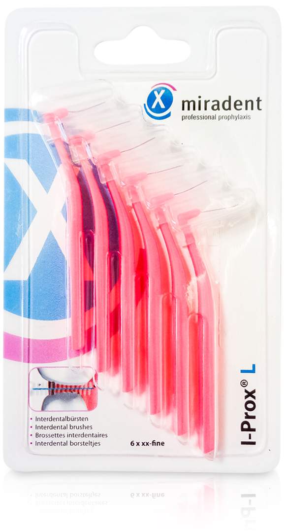 Miradent I-Prox L 6 X 0.4 mm Pink Interdentalbürste