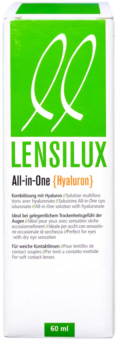 Lensilux All in One Lösung Hyaluron , Weiche Kontaktlinsen 60 ml