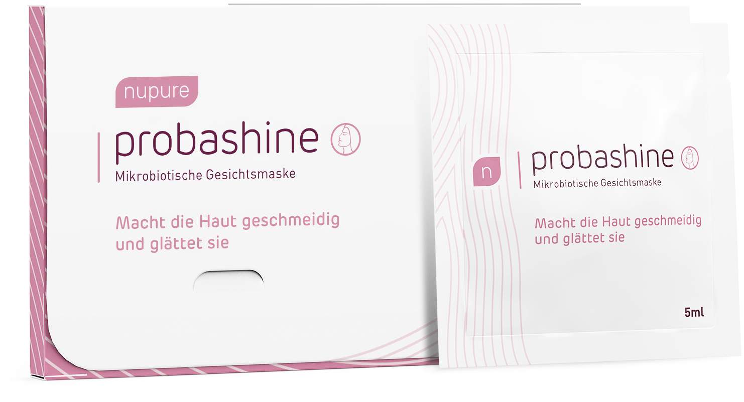Nupure Probashine Mikrobiotische Gesichtsmasken 4 Stück