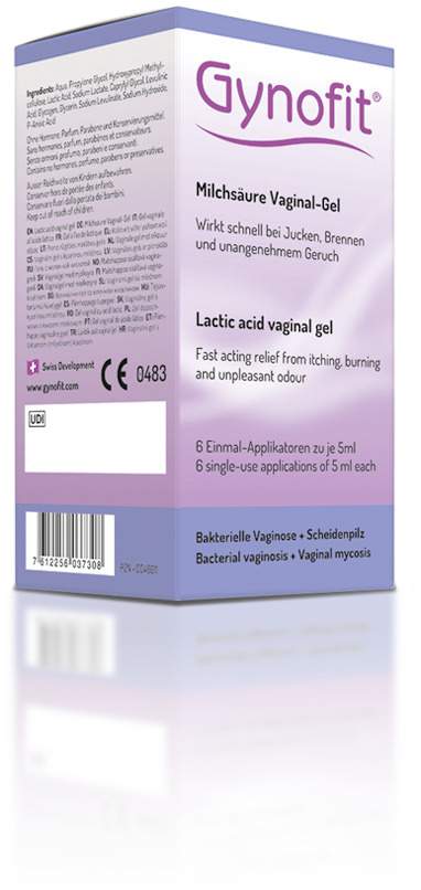 Gynofit Vaginalgel Mit Milchsäure 6 X 5 ml Gel