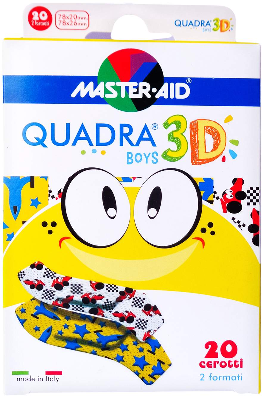 Quadra 3d Boys 20x78 Mm,26x78 mm