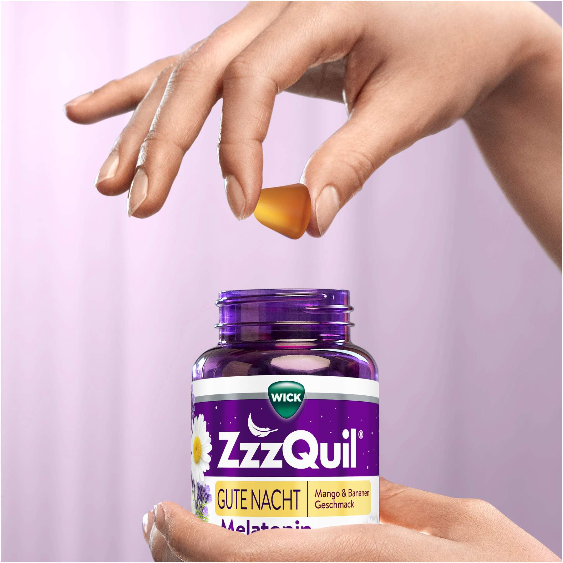 Wick ZzzQuil Gute Nacht Mango & Banane 60 Weichgummis