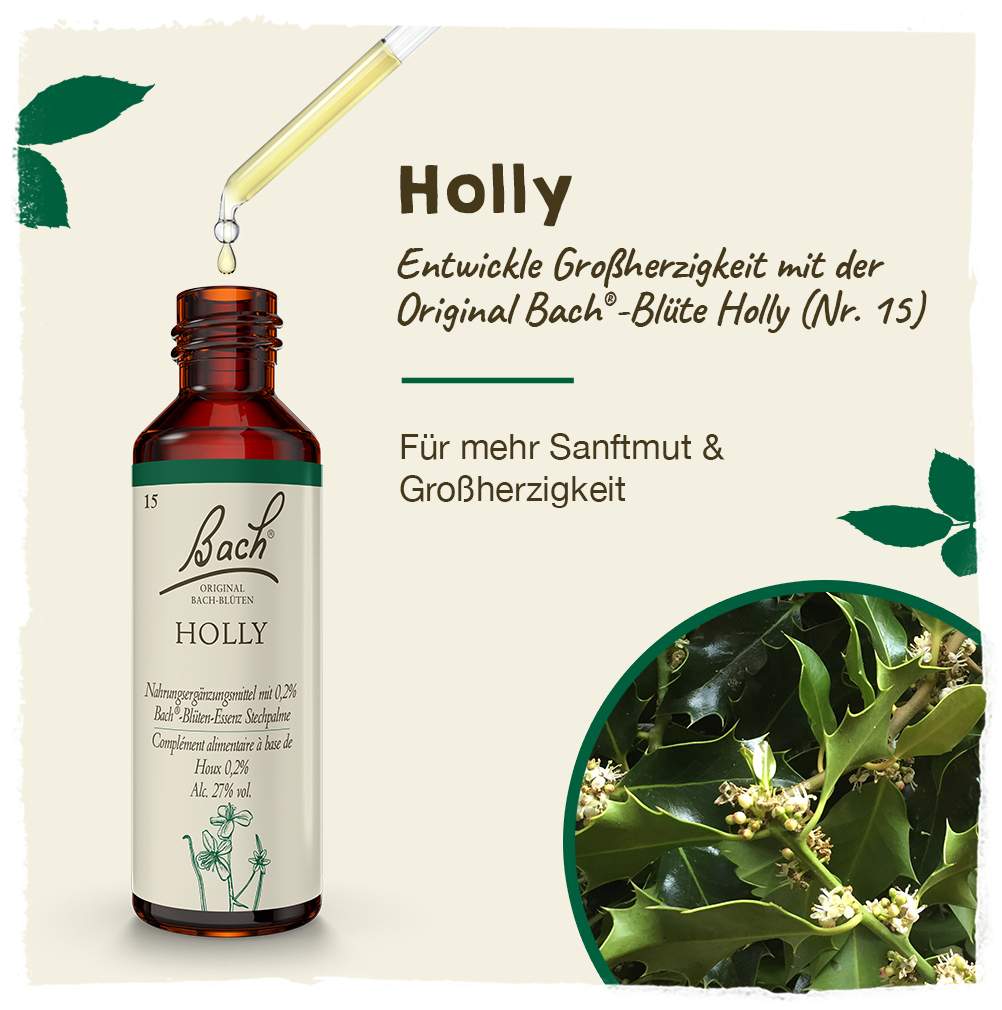 Bachblüten Holly 20 ml Tropfen