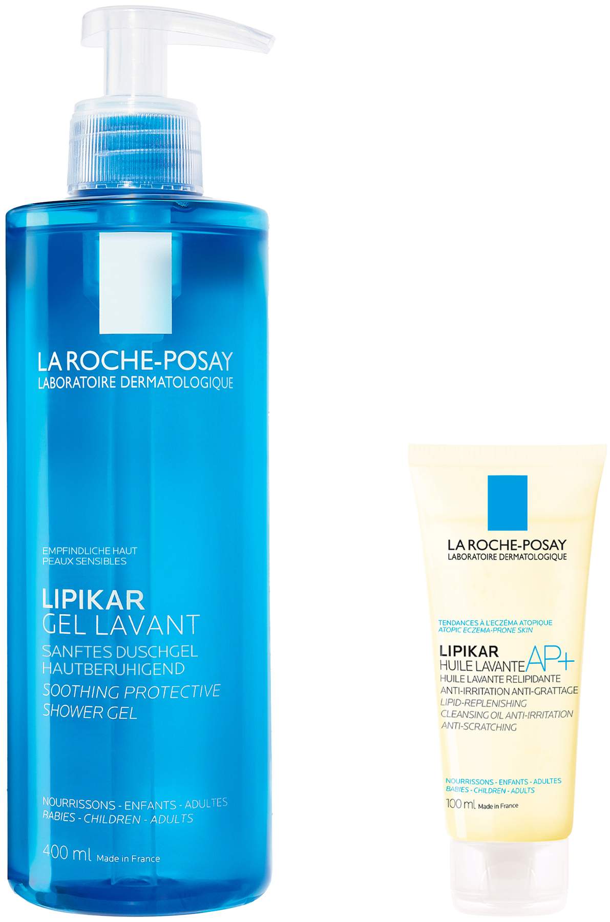 La Roche Posay Lipikar Gel Lavant 400 ml + gratis Roche Posay Lipikar Dusch- und Badeöl AP+ 100 ml
