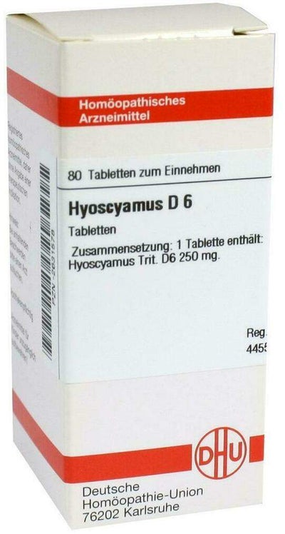 Dhu Hyoscyamus D6 80 Tabletten