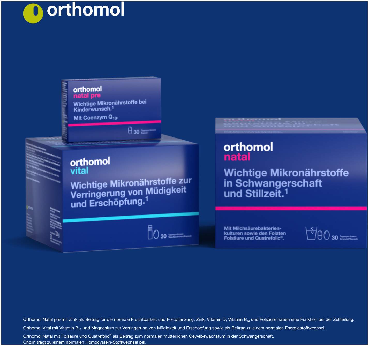 Orthomol Fertil Plus Tabletten-Kapsel 30 Tagesportionen